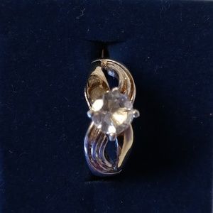 W.Lind Two Tone Solitaire Size 7.5